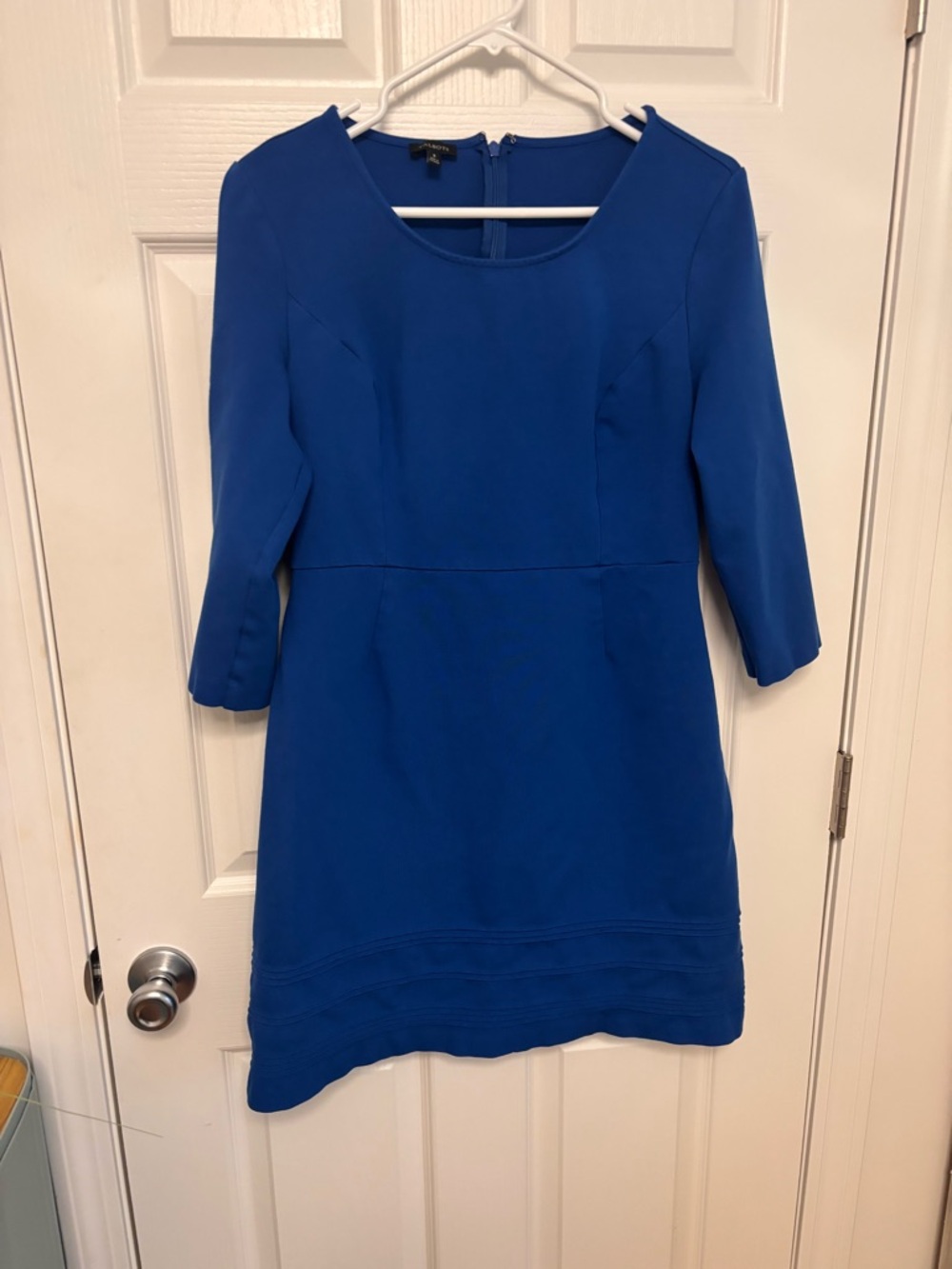 Talbots Cobalt Blue Long-Sleeve Shift Dress